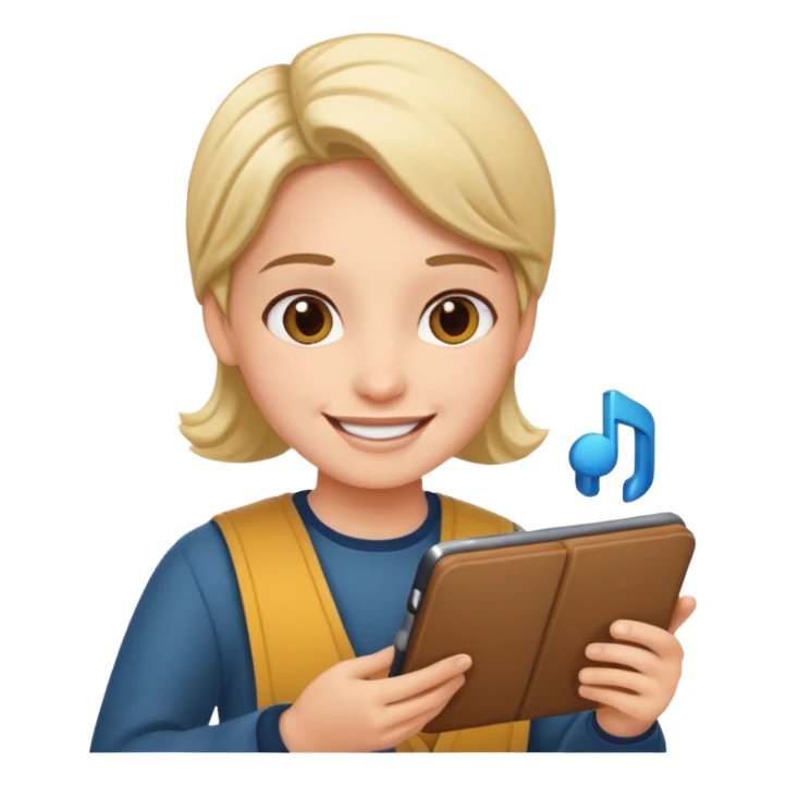 A person creating content/art/influence/communicator/storyteller  sticker