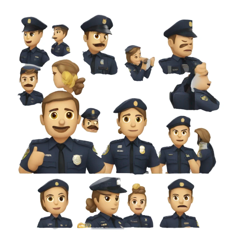 entrevista de policia a vecinos sticker