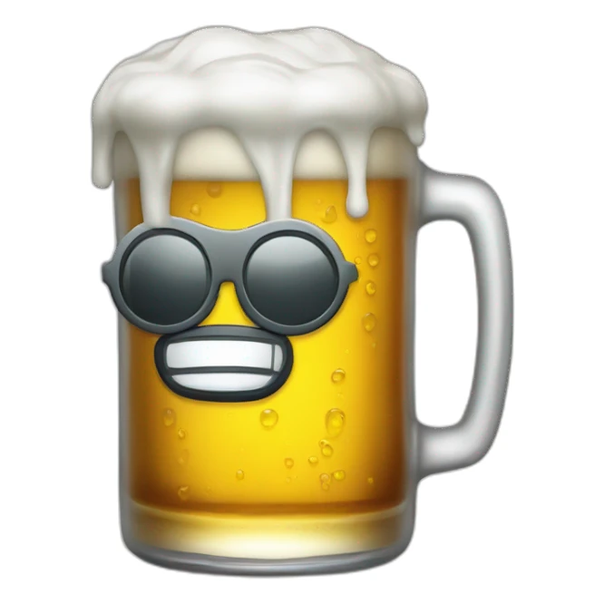 Tony tony choper drink beer in one piece sticker