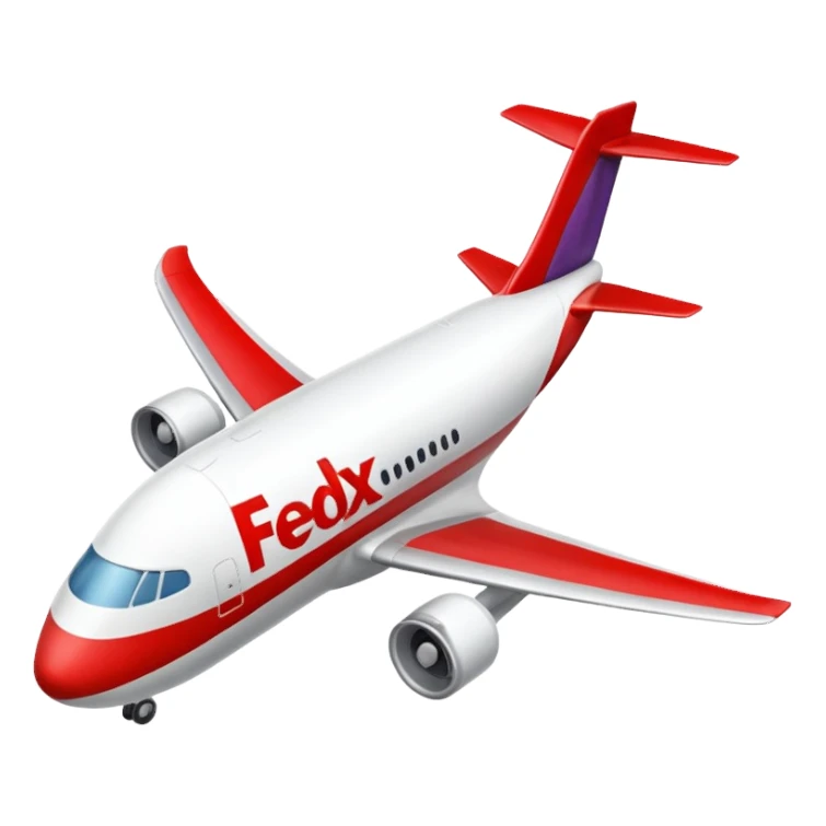FedEx airplane sticker