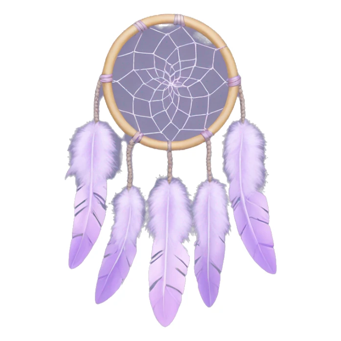 Pastel lilac dreamcatcher sticker