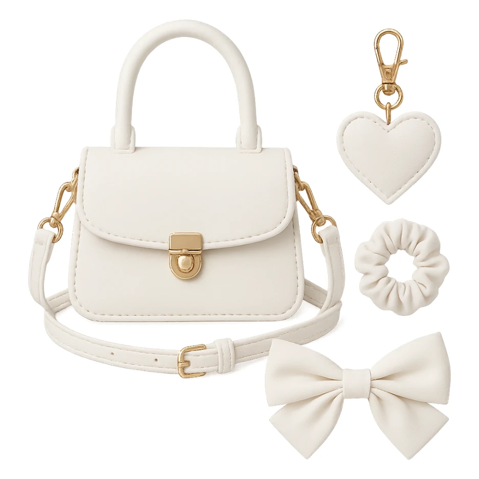 white  girly object, remove background  sticker