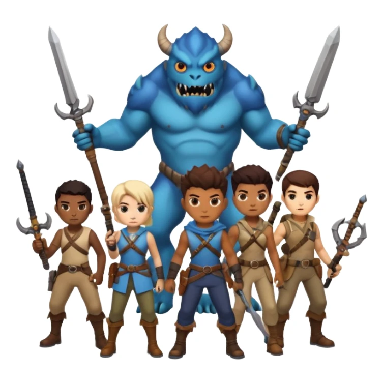 fantastic monster hunters sticker