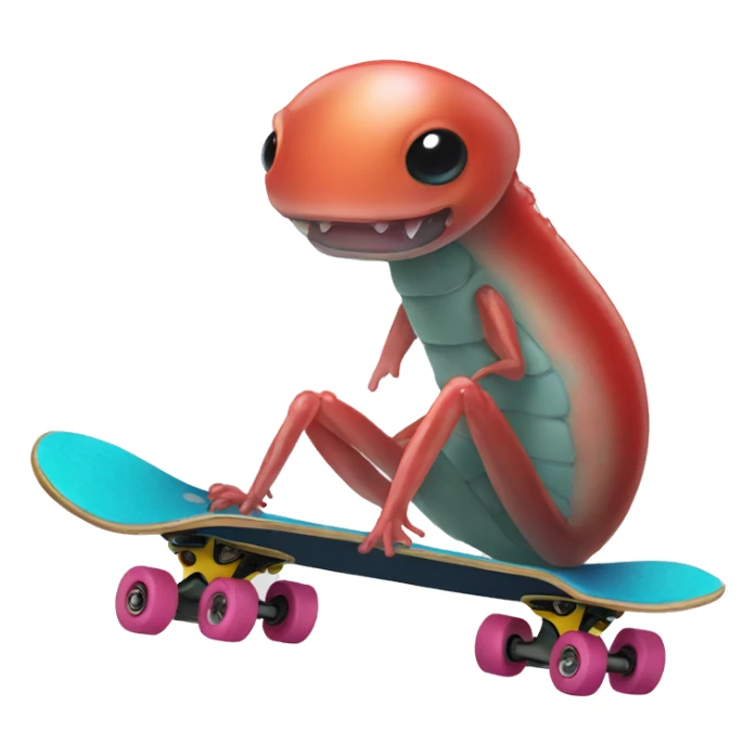 krill o a skateboard sticker