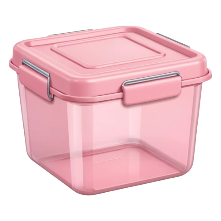 pastel pink food container sticker