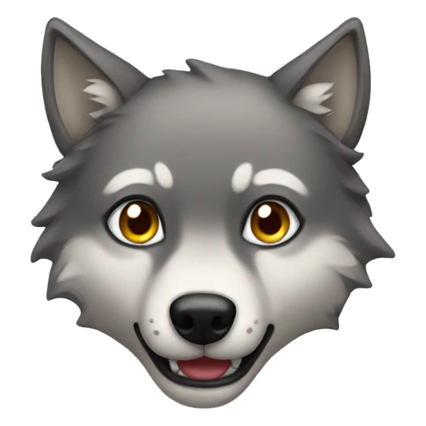 Cute wolf  sticker