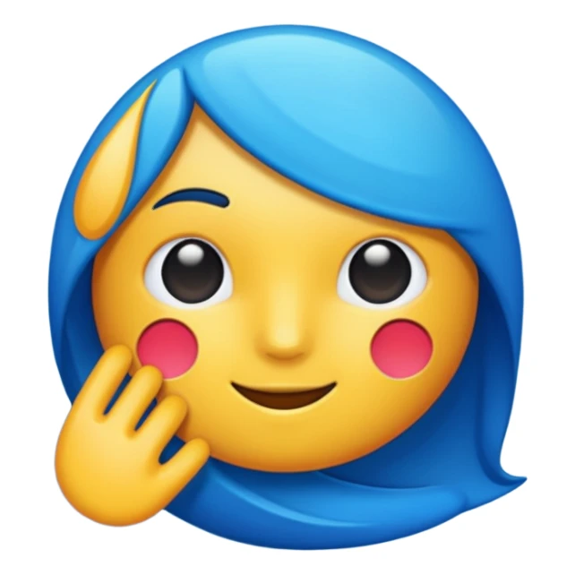 ‼️colour change blue sticker