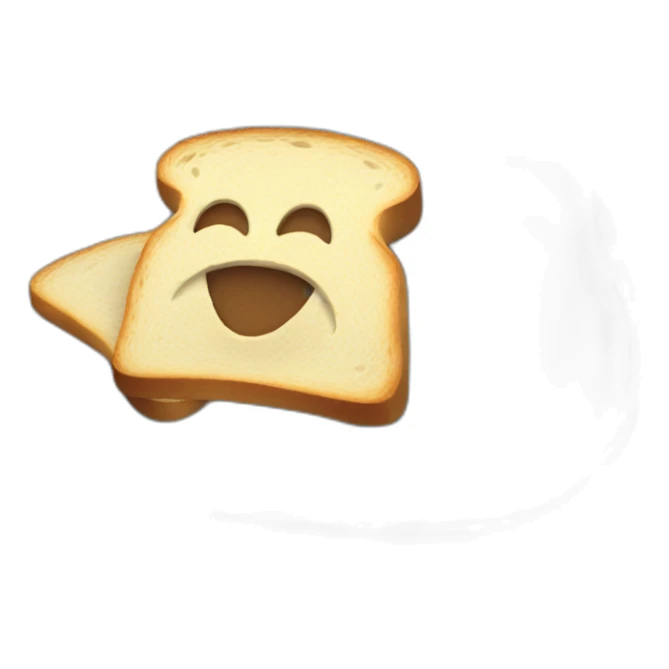 Blue Toast sticker