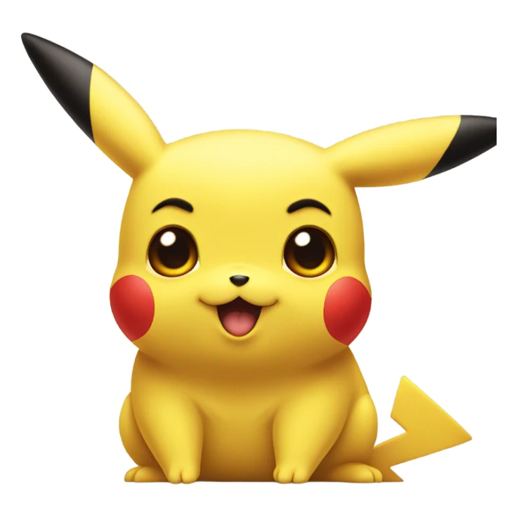 Pikachu being suspicious  sticker