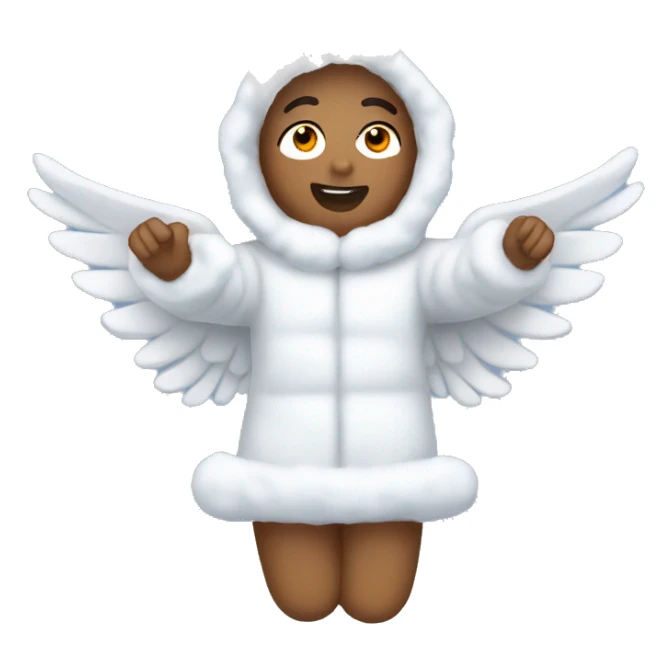 snow angels  sticker