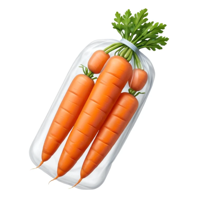 packaged baby carrots sticker