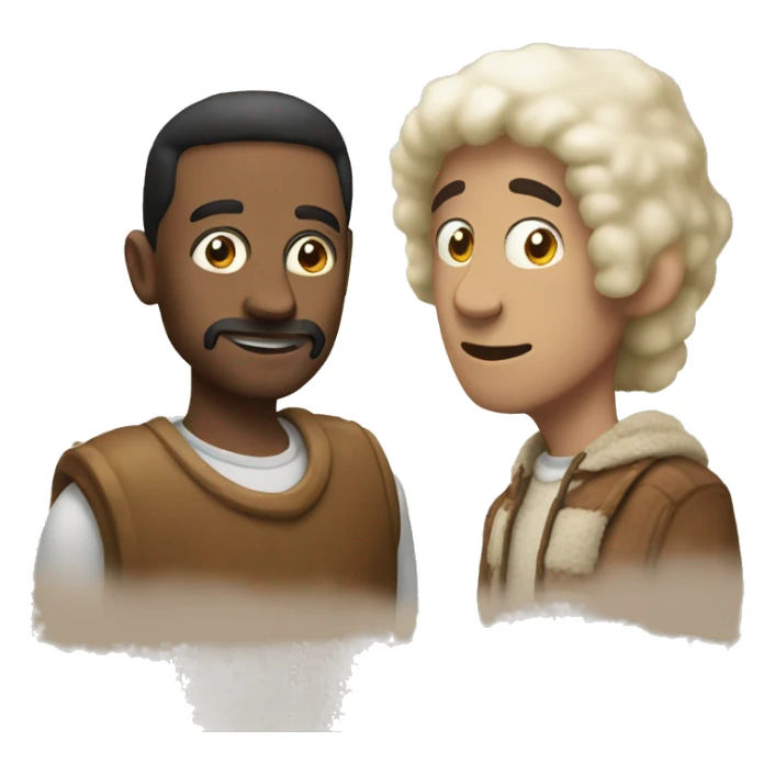 Thing guy with nog friend sticker