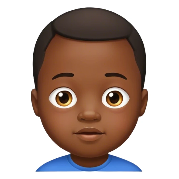 Niño negro con síndrome de down  sticker