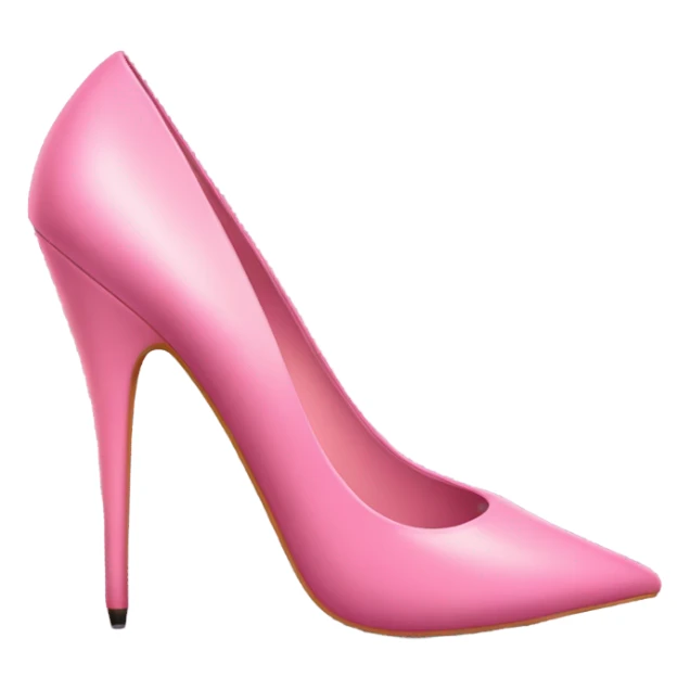 pink high heel sticker