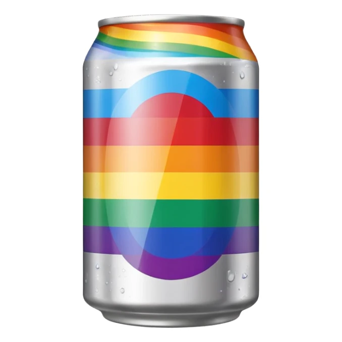 gay light beer can sticker