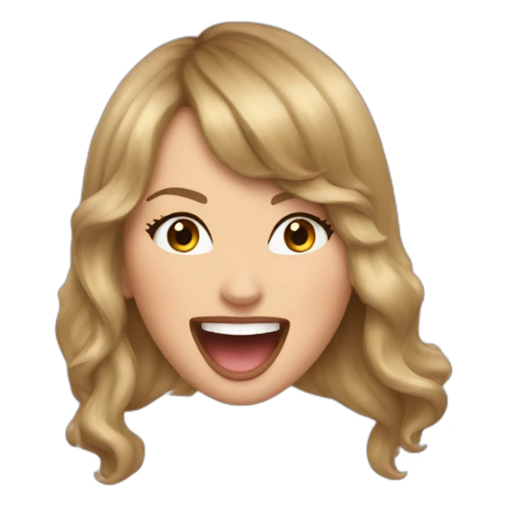 taylor swift laugh sticker