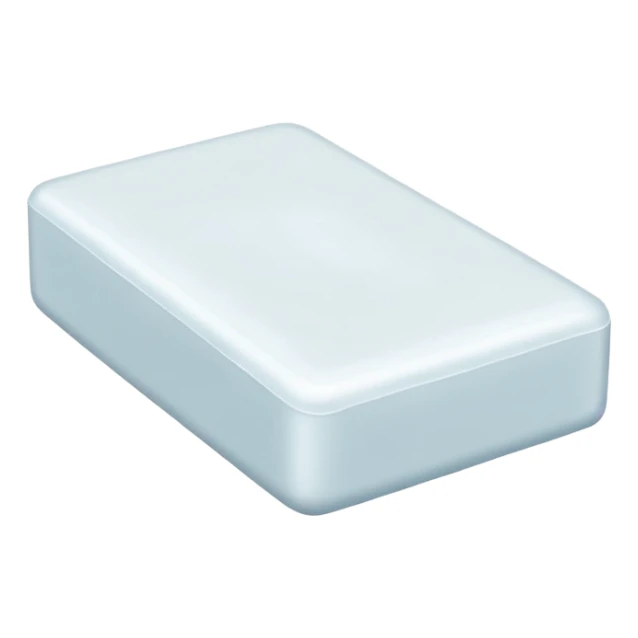 white soap bar sticker