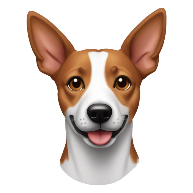 A basenji mixed with a jack russell sticker