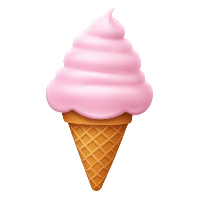 light pink ice cream  sticker