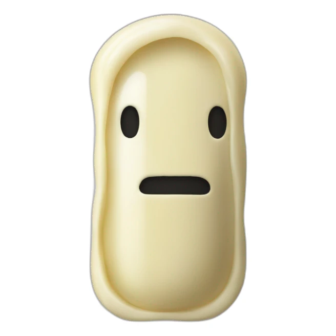 mayonnaise no face sticker