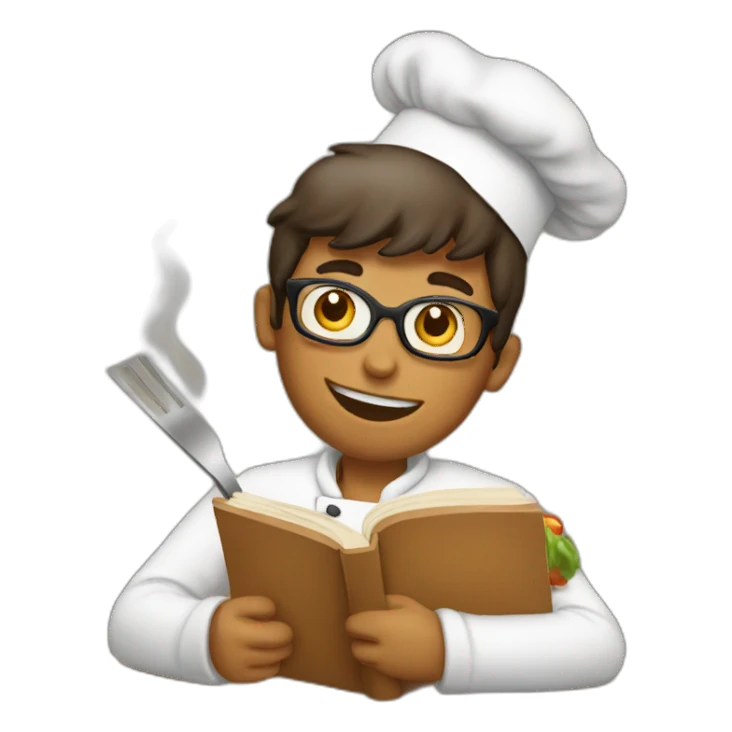 reading cooking sticker
