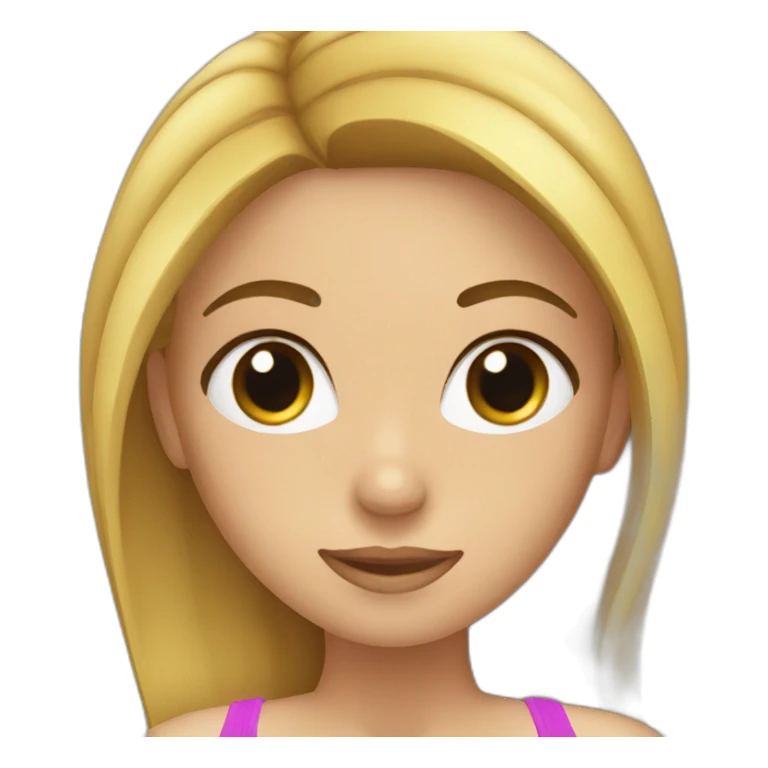 Women in bikini sticker