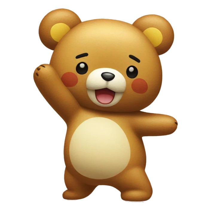 Rilakkuma dancing  sticker