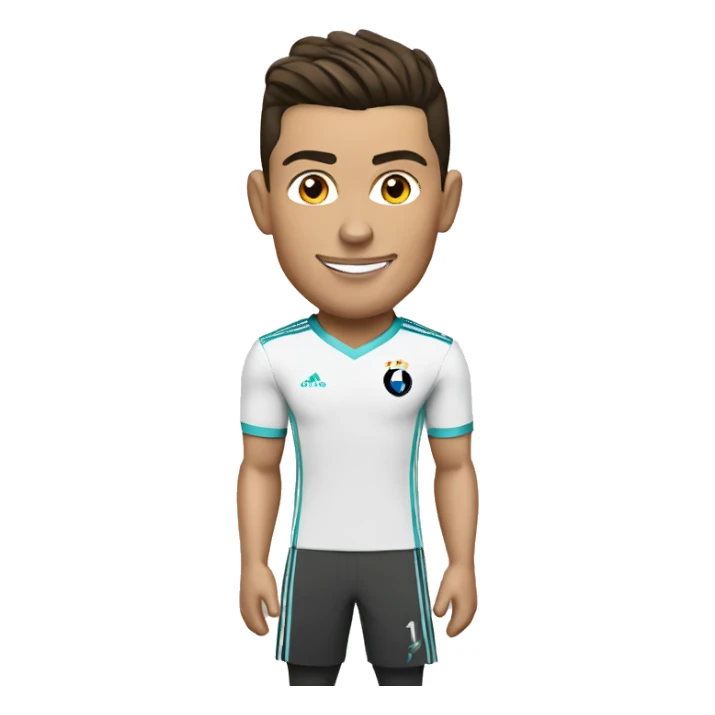 Cristiano Ronaldo with bmw sticker