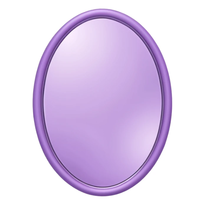 lilac mirror sticker