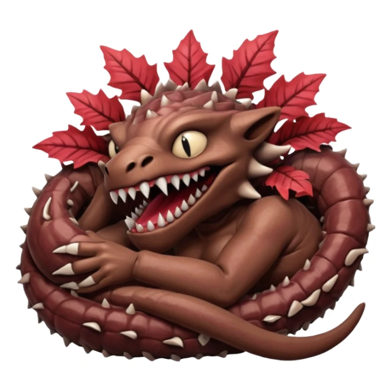 Un demongorgon qui dort sticker