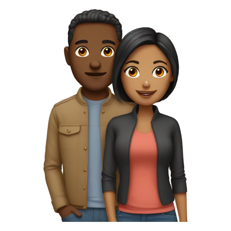 Mixed Couple sticker