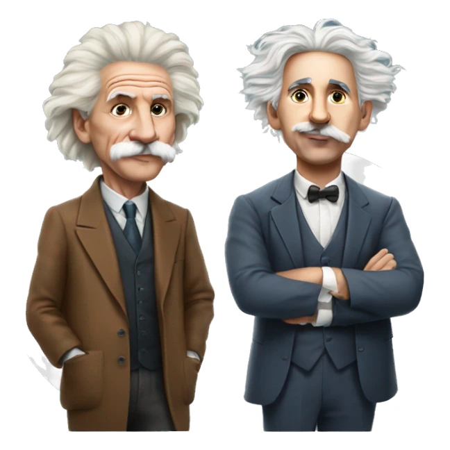 Leo messi and Einstein  sticker