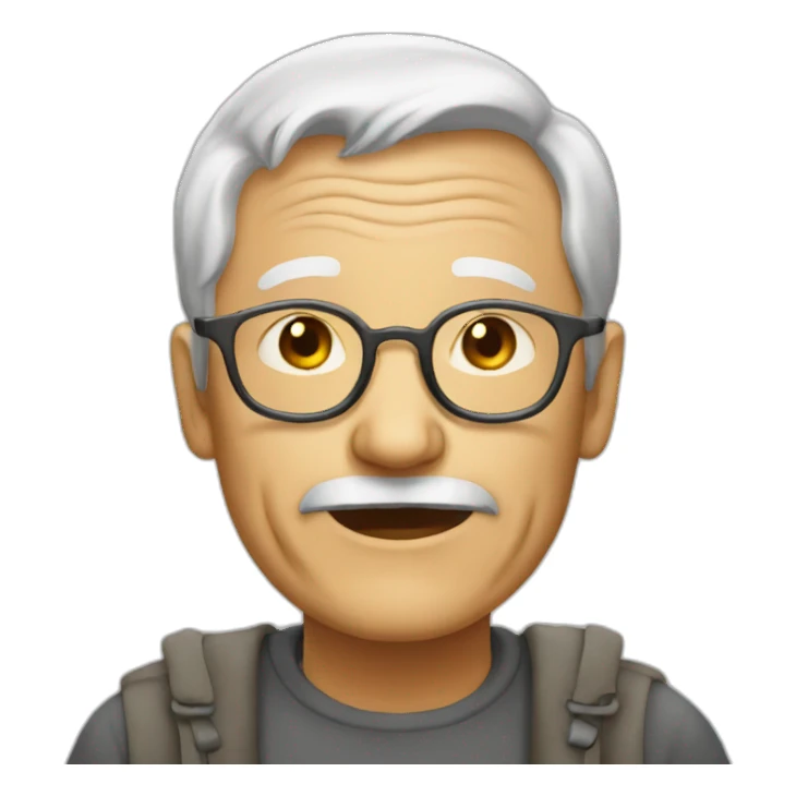 Old people 10000 sticker