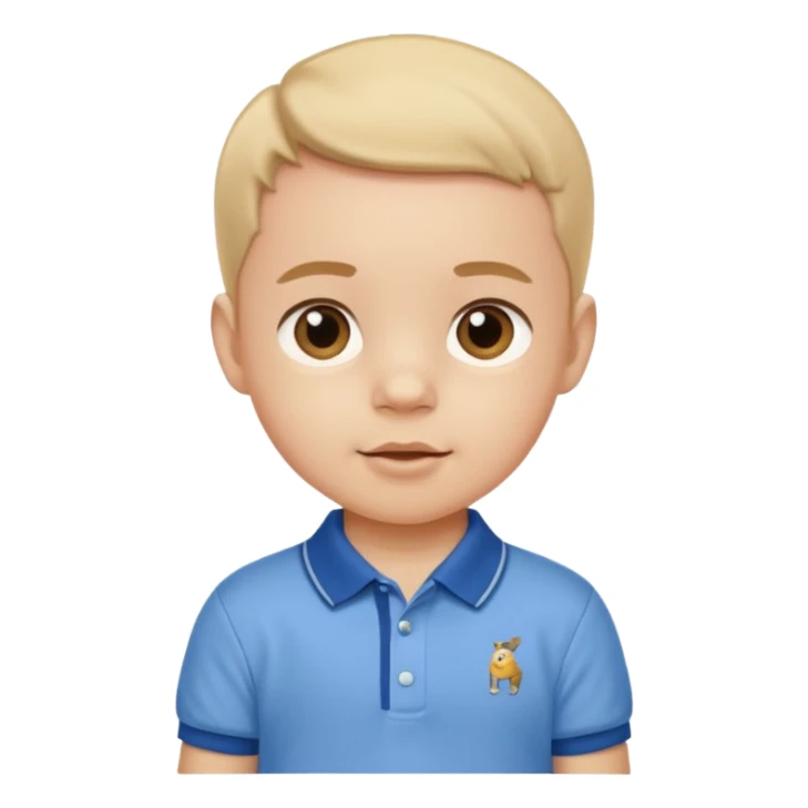 A preppy baby sticker