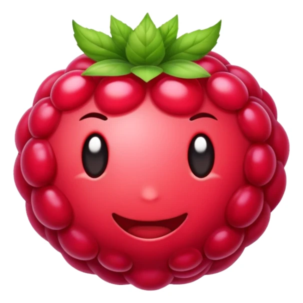 framboise emoji iphone sticker