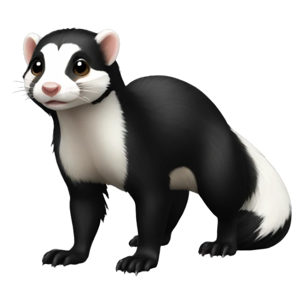 skunk-ferret full-body sticker