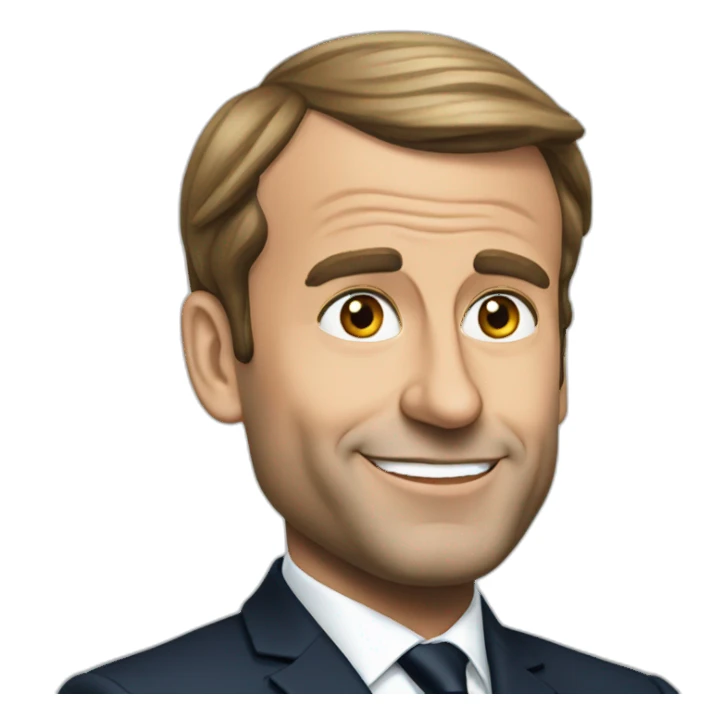 President Macron sticker