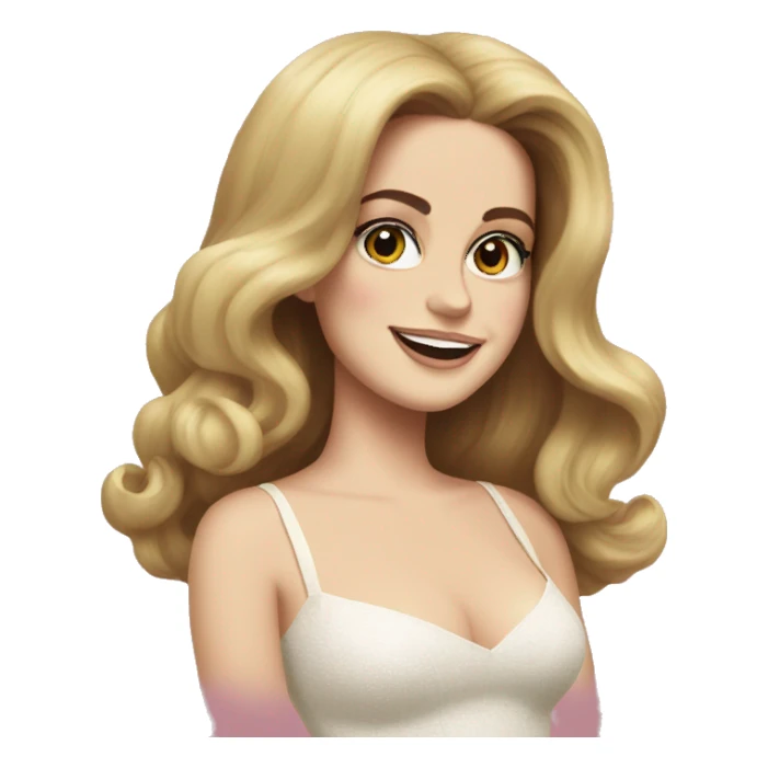Lana Del Rey is smiling sticker