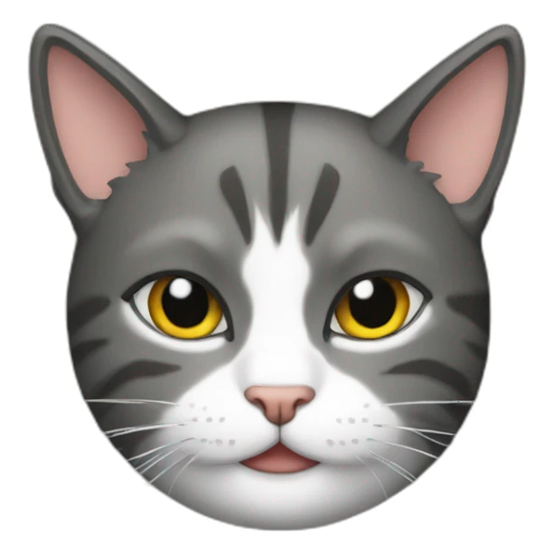 A hacker cat sticker