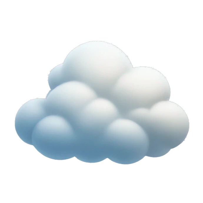 cloud with snow sticker