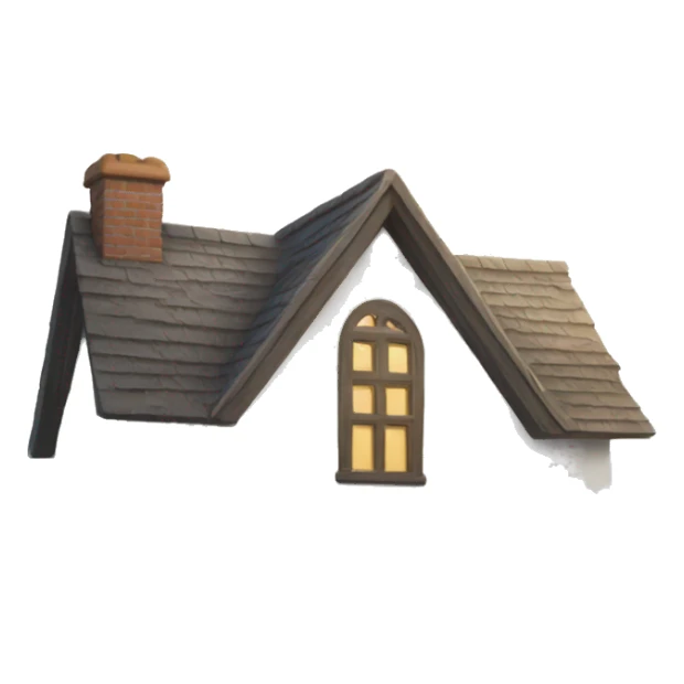 Cottagecore house sticker