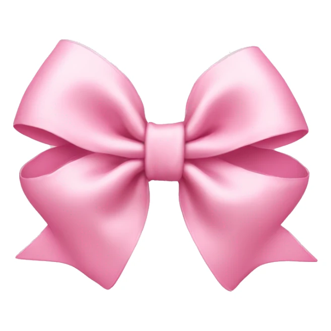Light pink bow  sticker