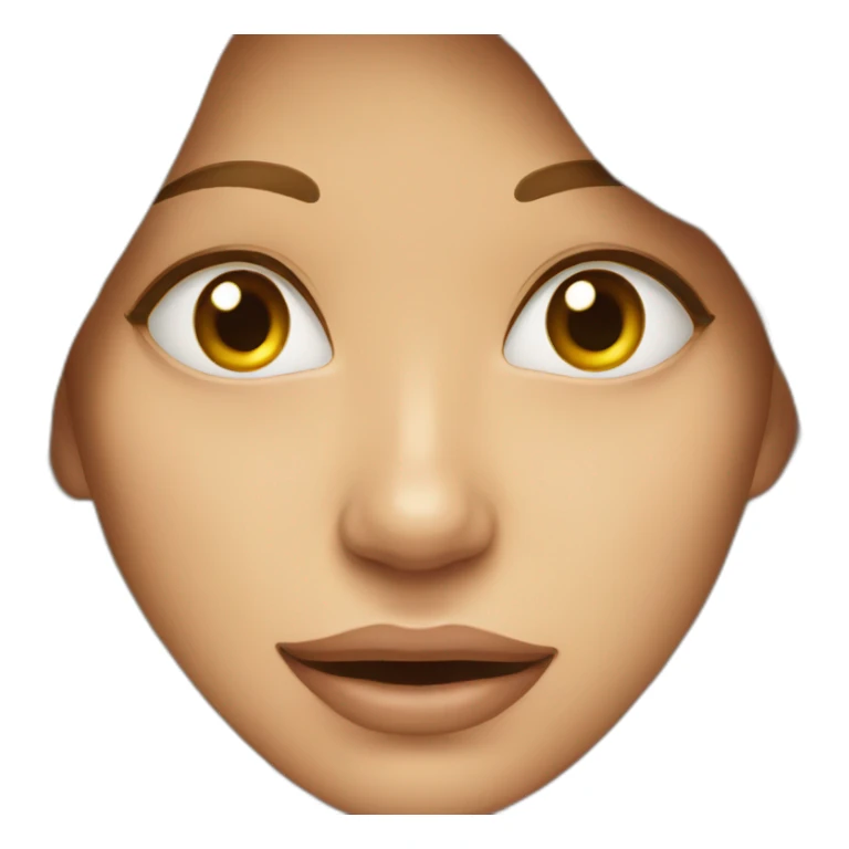 woman with gaps between her teeth sticker