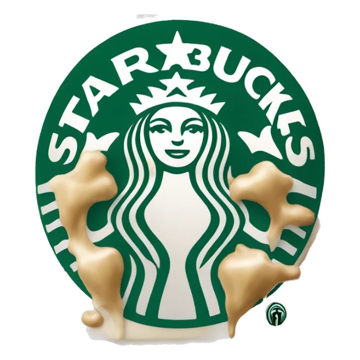 starbucks iced frappe sticker