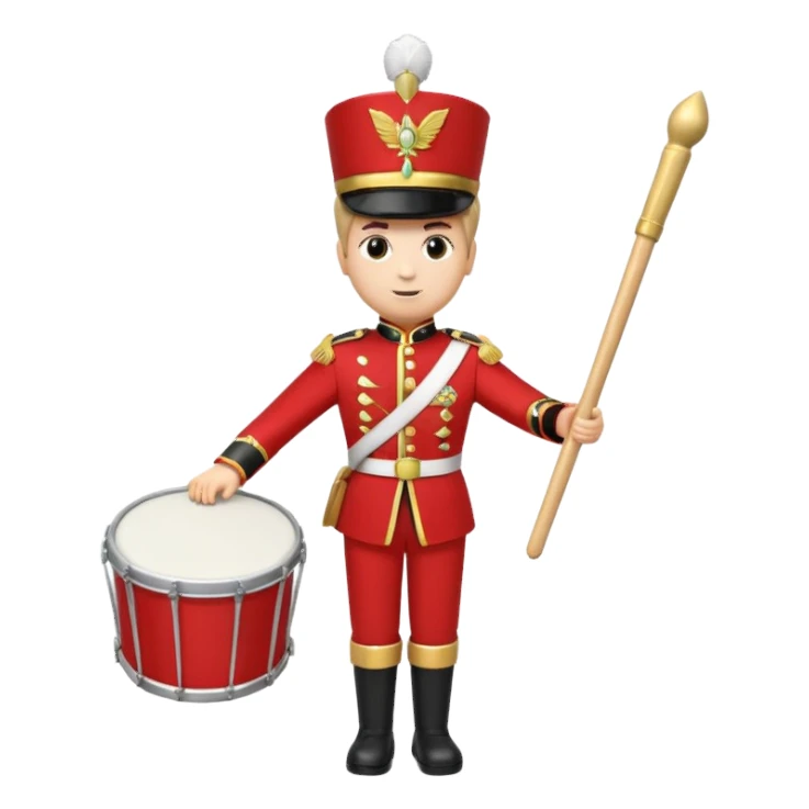 Toy Soldier drum parade sticker