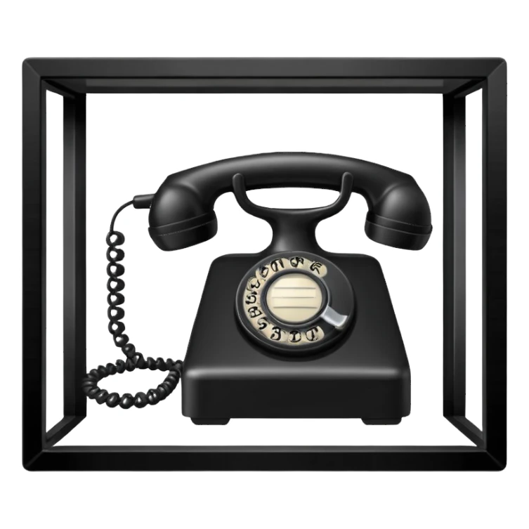 telephone at prison sticker