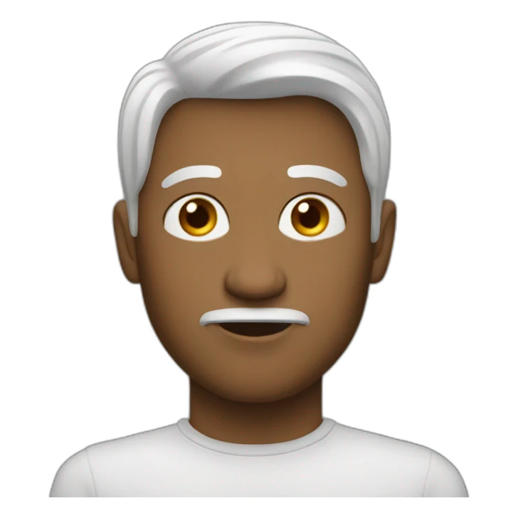 homme ayant très peur sticker