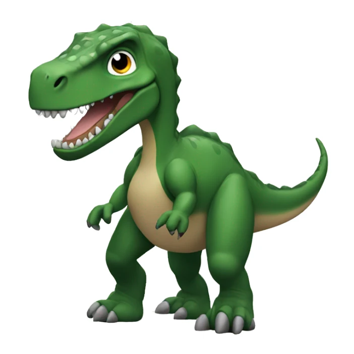 Dinosaur with black adidas app sticker