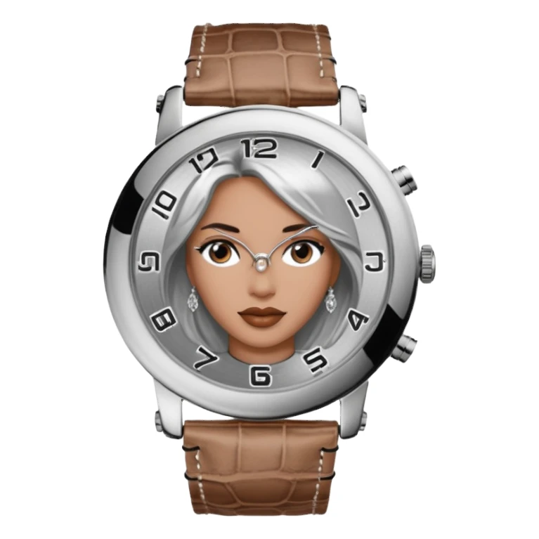 Womens realistic guess brand watch sticker