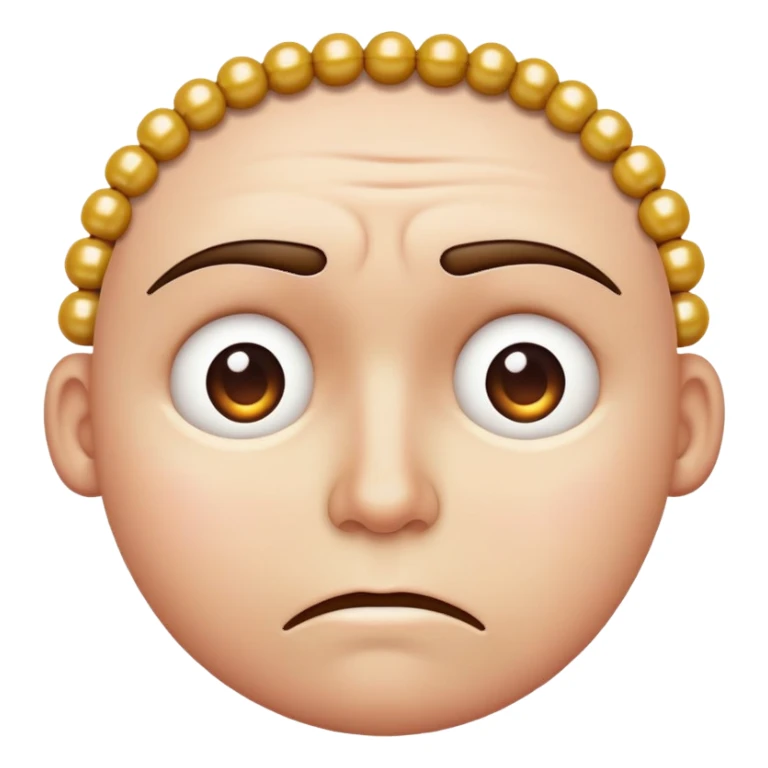 make me an emoji face for anxiousness sticker